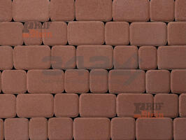  Тротуарная плитка Лидер 40 Классика-3 60 мм Красный: внешний вид