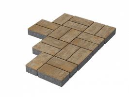  Брусчатка Stellard 200х100х40 мм Голден: внешний вид